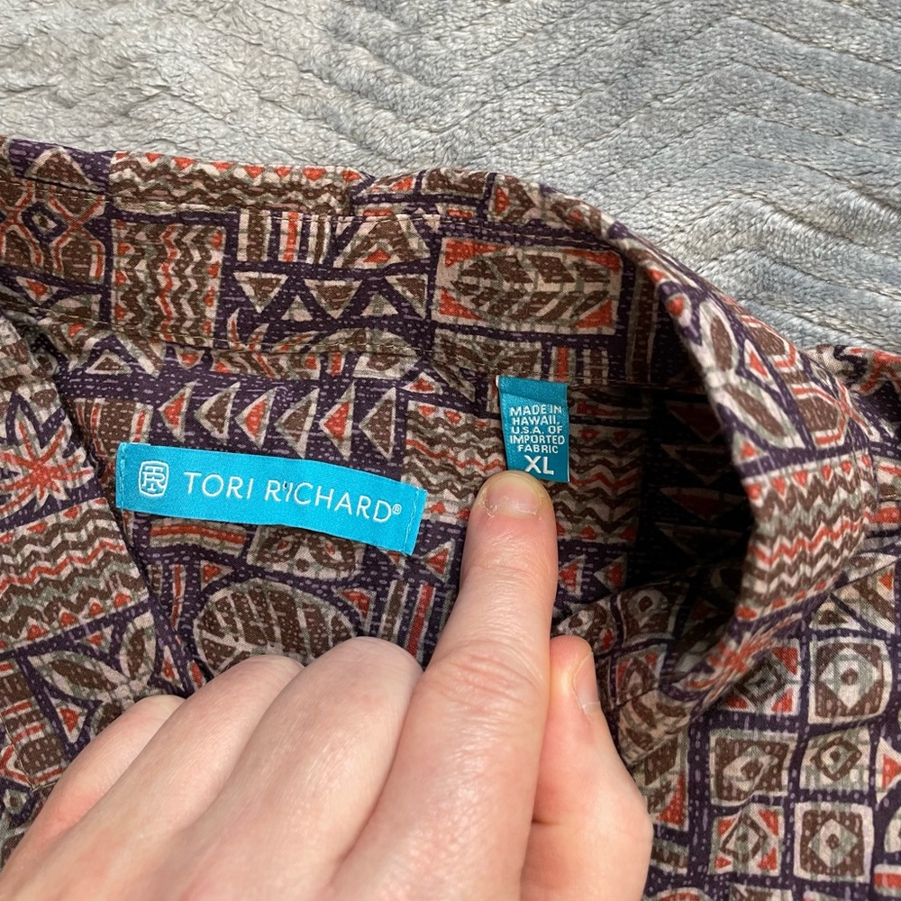 Tori Richard Pineapple Multi Pattern Hawaiian Shi… - image 5